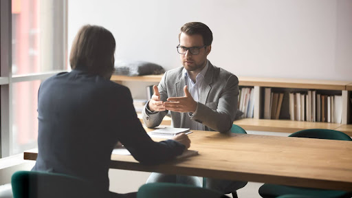 Two Employees discussing Quitting and Being Fired in California