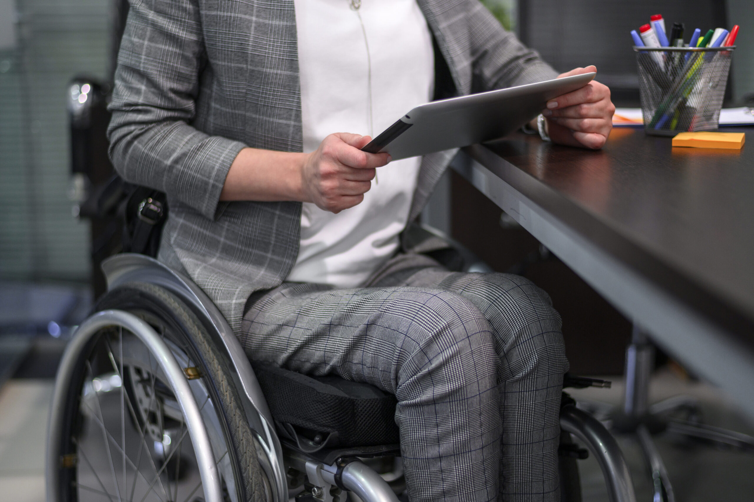 LTD employee on a wheelchair. What Happens When You Go on Long-Term Disability? for Bibiyan Law Group in California